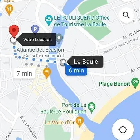 Bord De Proche Du Port 500m De La Baule Апартаменты *